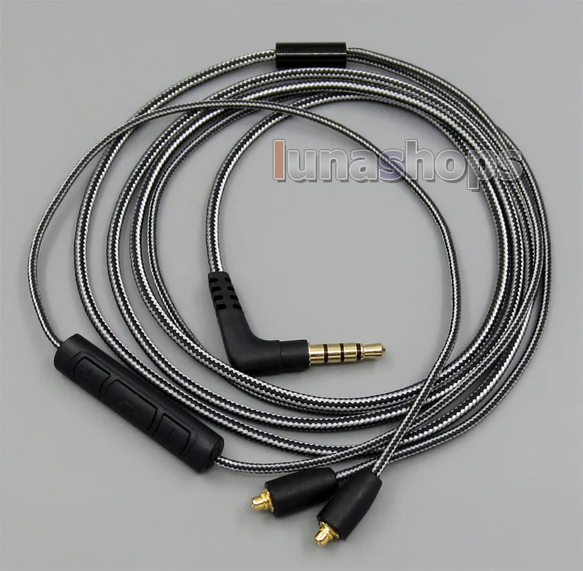 Черно-белый кабель для наушников LN005082 с микрофоном Pioneer DJE 1500 2000 - купить по