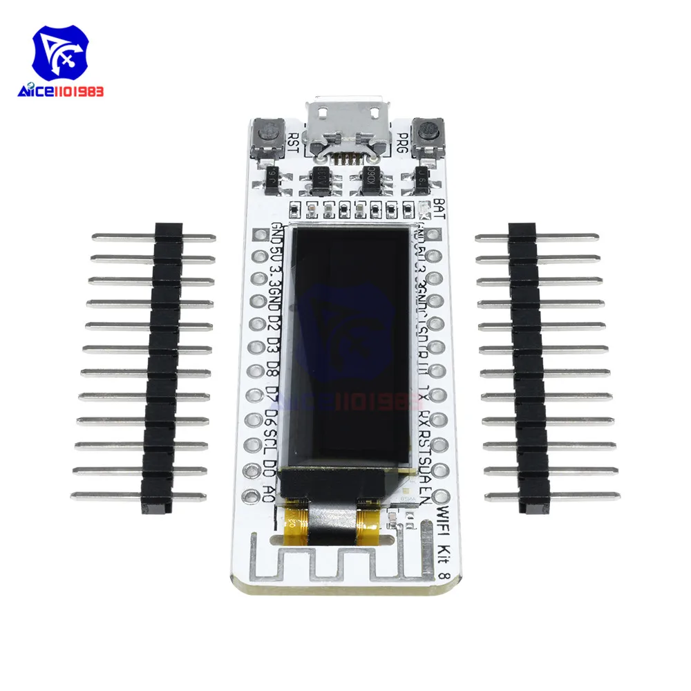 Макетная плата ESP8266 с Wi-Fi OLED-дисплей 0 91 дюйма CP2014 модуль NodeMcu 32 Мб флэш-Интернет