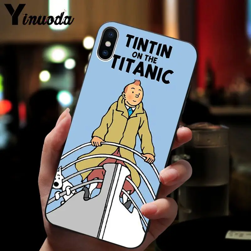 A10 Yinuoda «Приключения Тинтина» Новинка чехол для телефона Fundas чехол для Apple iPhone 8 7 6 6S Plus X XS MAX 5 5S SE XR чехол - Цвет: A10