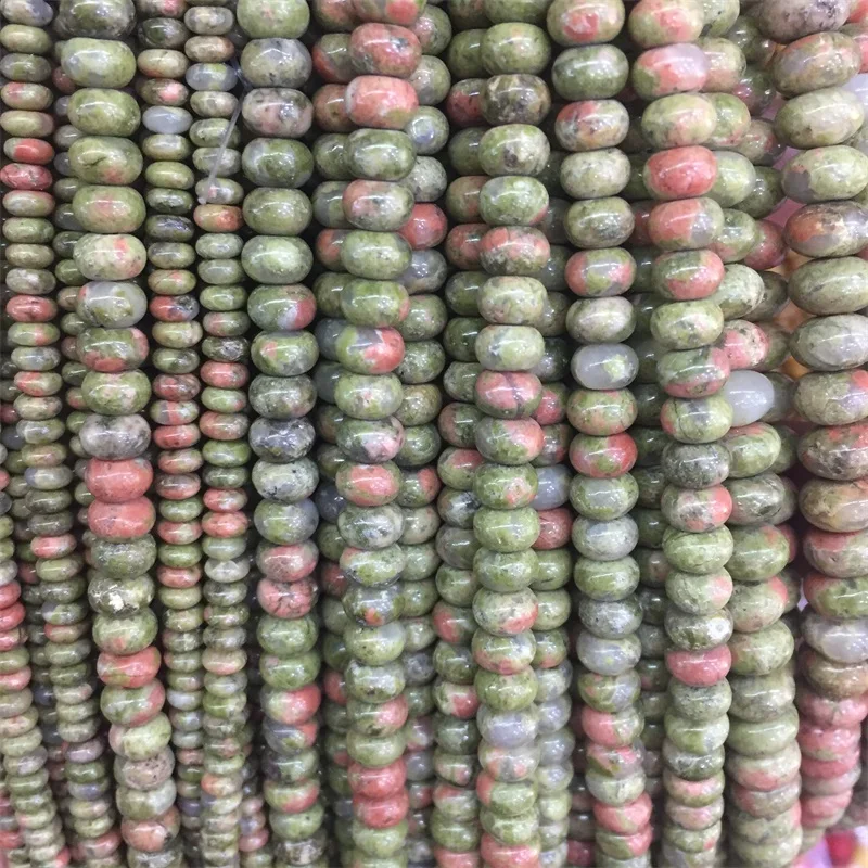 Плоский овальный Амазонит яшма натуральный драгоценный камень Rondelles бисер для