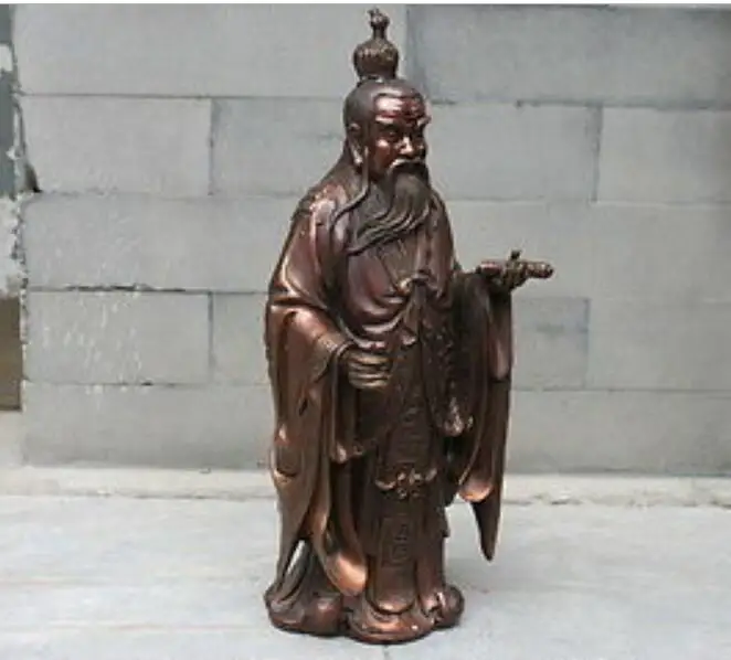 Китайский даосизм Leader бронзовая подставка Tai Shang Laojun Taoist | Дом и сад