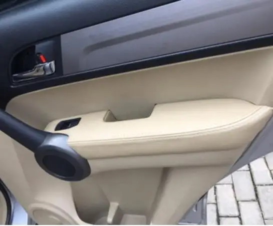 Защитная накладка на подлокотник для Honda CRV 2007 2008 2009 2010 2011 из кожи и