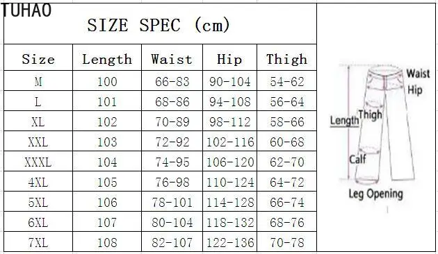 

TUHAO Spring Cotton Jeans Woman Large Size 5XL 6XL 7XL Women Jean Big Size Push Up Jean Women Denim Pants Trousers