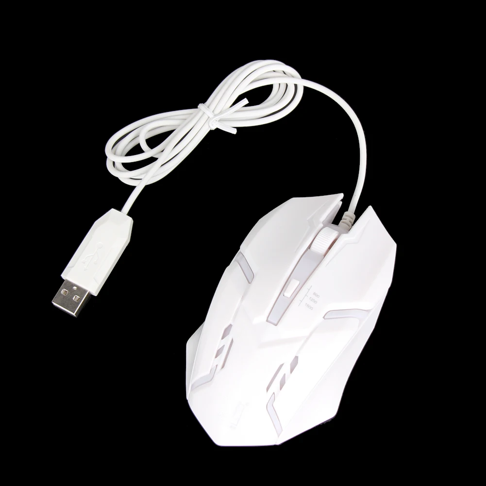 Белая G20 клавиатура с подсветкой USB Проводная клавиатура мышь Combos геймерская клавиатура игровая мышь с светодиодный светильник для ПК ноутбука