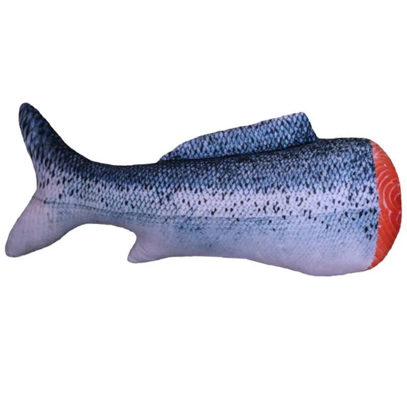 Мягкая Плюшевая 3D игрушка для кошек в форме рыбы интерактивные подарки игрушки
