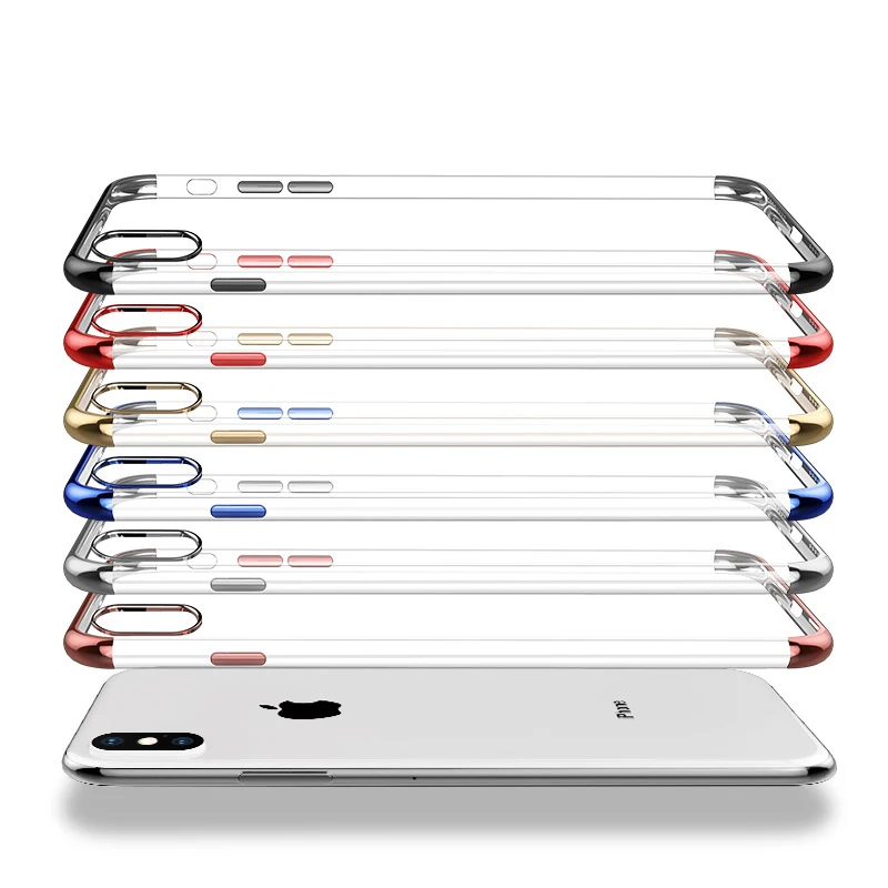 POMER чехол для iPhone X задняя крышка телефона Силиконовый противоударный Роскошный