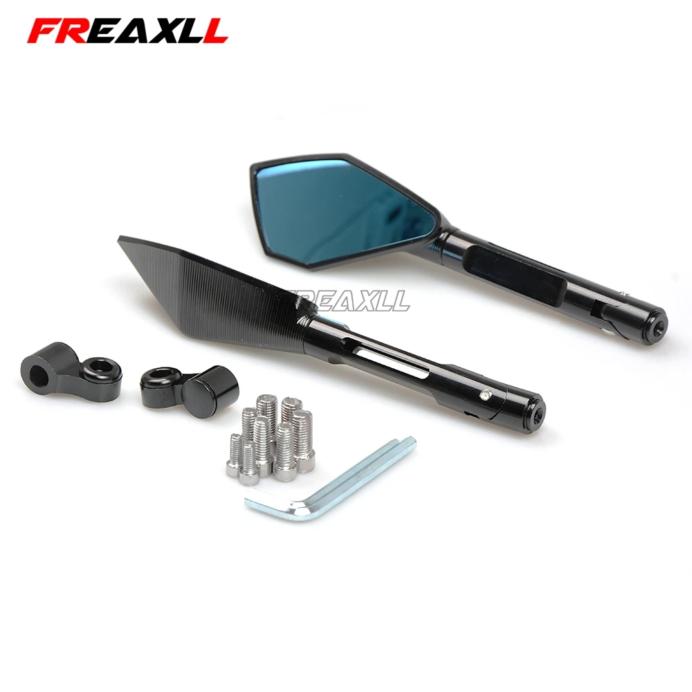 For Yamaha R1 R3 R6 R125 FZ6 FZ1 FAZER XV 950 MT07 MT09 MT 03 TMAX XMAX VMAX 1200 Universal Motorcycle Rearview Side Mirrors | Автомобили