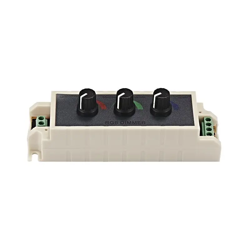 

30pcs LED Dimmer RGB Controller DC12-24V RGB Dimmers Control 3 Channel For 5050 2835 3528 RGB LED Strip Lighting