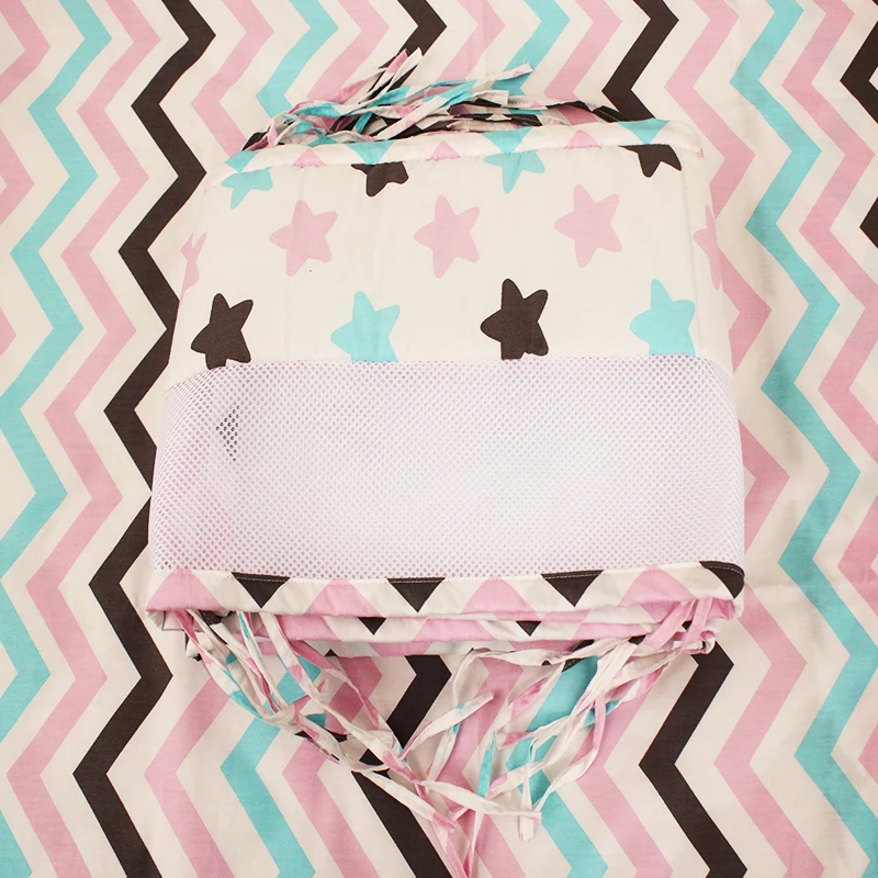 Дешевая хлопковая детская кроватка бампер Комплект Детская кровать постельные