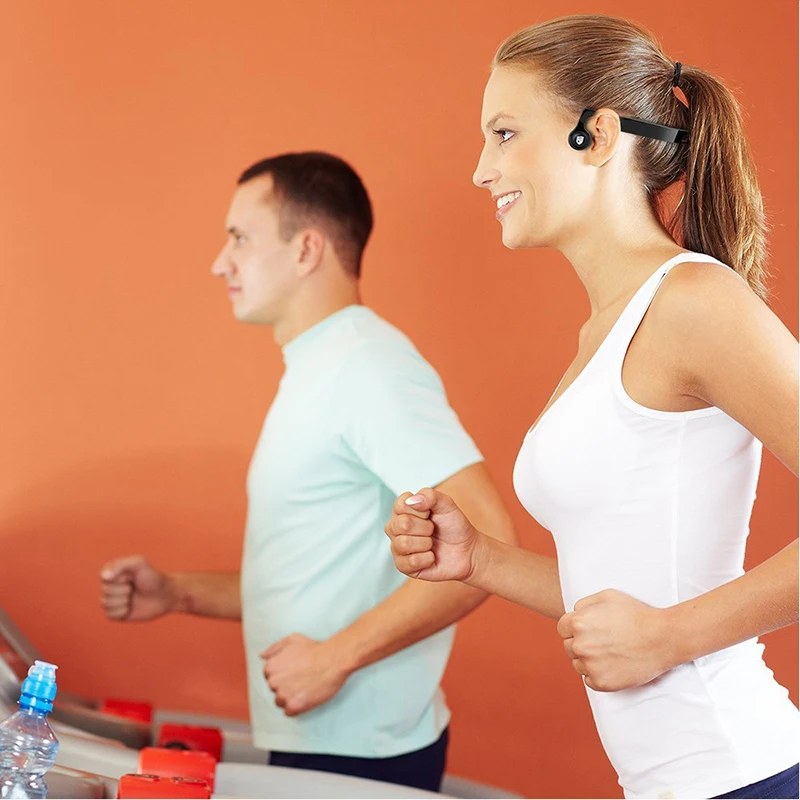 Bone Conduction Headphones Waterproof Outdoor Sports Headset Wireless Bluetooth Earphone Stereo with Microphone for Running | Электроника
