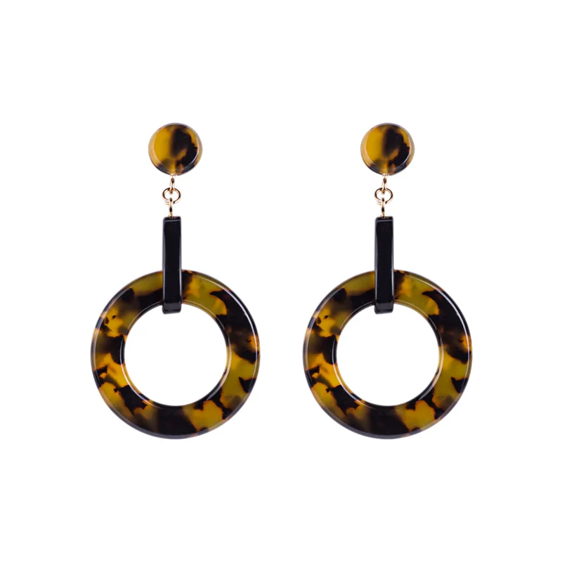 Оптовая продажа Длинные акриловые серьги GuanLong в виде карамели boucle bijoux femme oorbellen