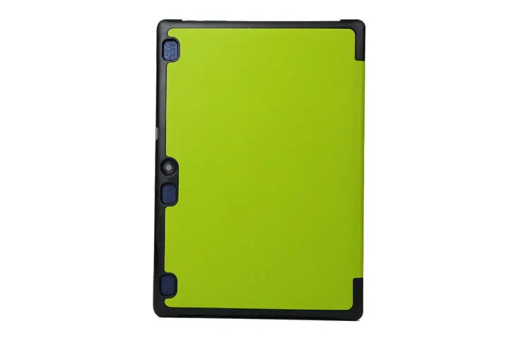 3 в 1 умный кожаный чехол-подставка для lenovo Tab 2 A10-70 A10-70L A10-70F A10 70 10," планшет+ Защитная пленка+ стилус - Цвет: Green
