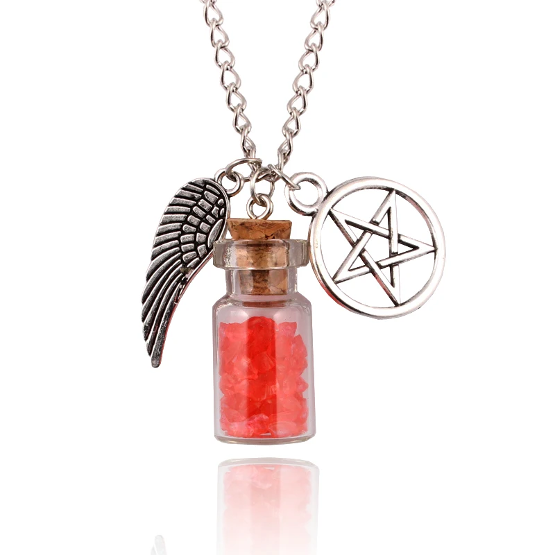 1 шт. цепочка с подвеской в виде крыла ангела|necklace angel|angel wingsnecklace pentagram |