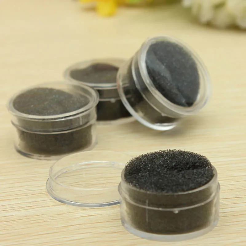 50 горшков для дизайна ногтей маникюрный пустой Блестящий пылезащитный порошок