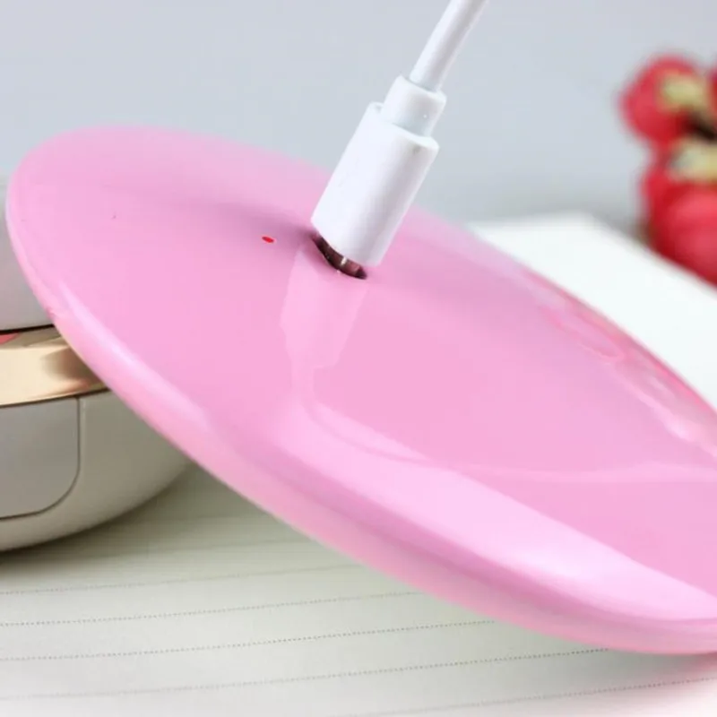 Doughnut макияж зеркало свет USB зарядка мини портативный ночник Макияж Зеркало LED