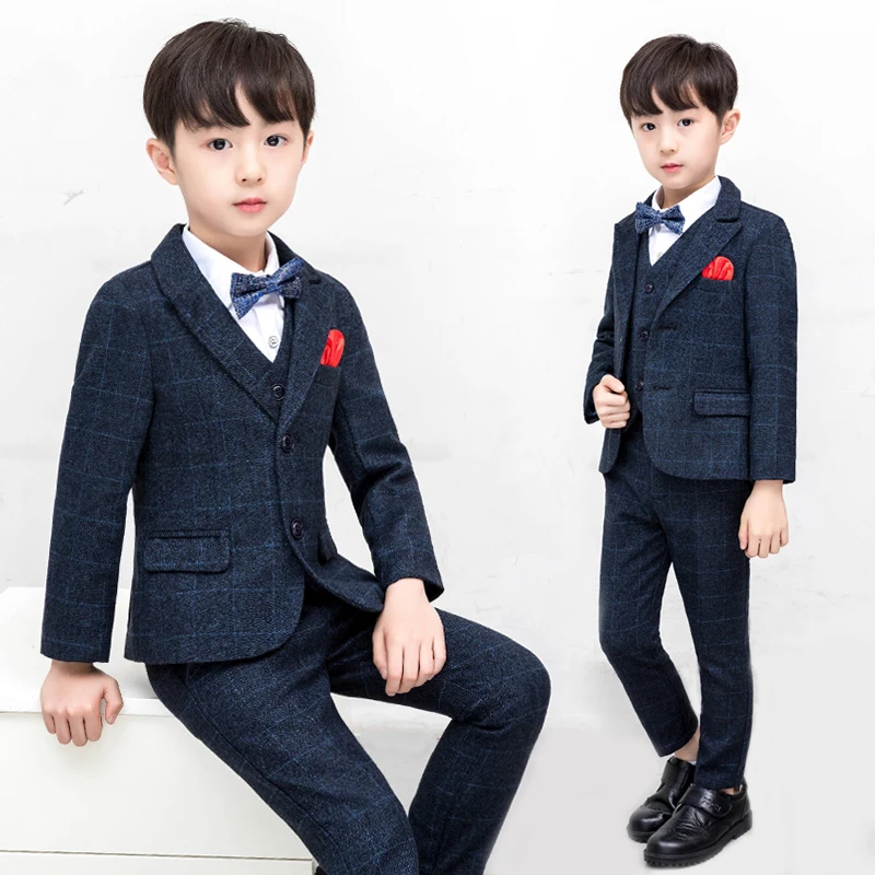 LUOBOBEIBEI/Детский костюм торжественные свадебные костюмы для мальчиков блейзер