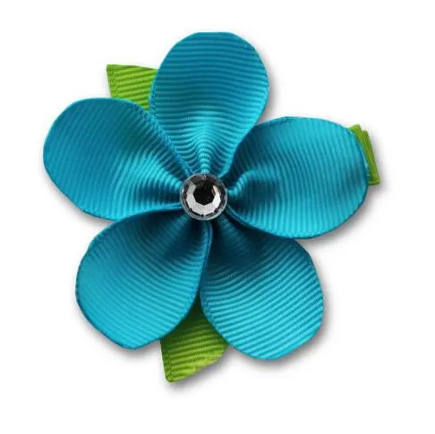 100 шт Твердые ленты пять лепестков цветок заколки для волос|hair clip manufacturer|clip human