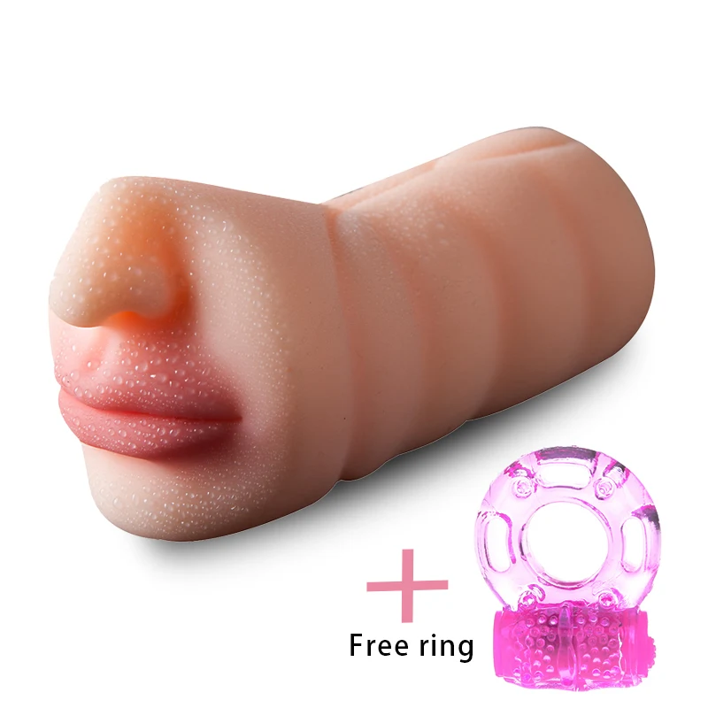 Mouth Oral Sex toy Male Masturbator sex for men artificial Pocket Realistic vagina teeth Masturbation cup Men | Красота и здоровье