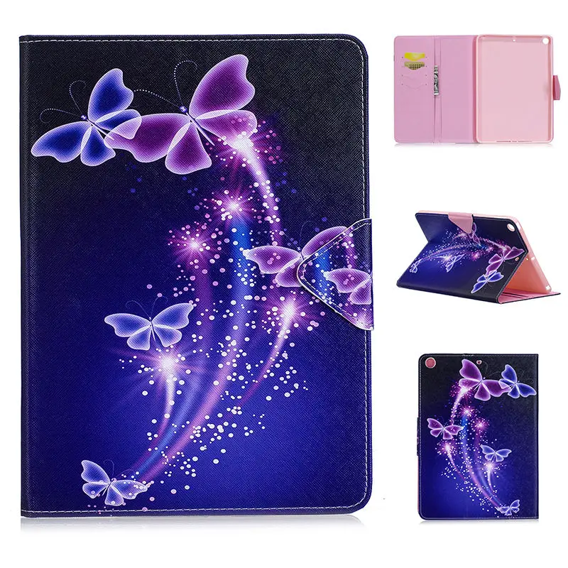 Чехол для планшета Apple, iPad 9,7,,, A1822, A1893, 9,7 дюймов, умный чехол, модный Чехол С Откидывающейся Крышкой и кошкой для девочек+ пленка+ ручка