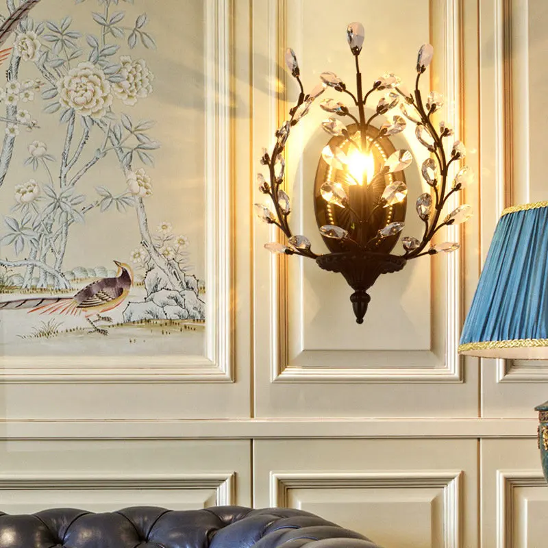 Настенный светильник светодиодный с кристаллами|crystal wall sconces|wall sconceled light |