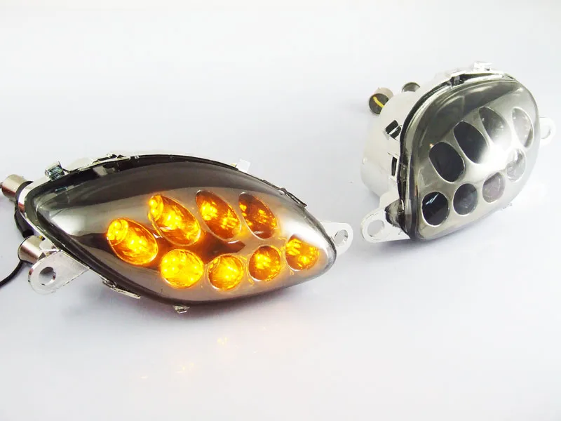 Светодиодный передний указатель поворота для мотоциклов SUZUKI GSXR1300 Hayabusa 1999 2007|lamp