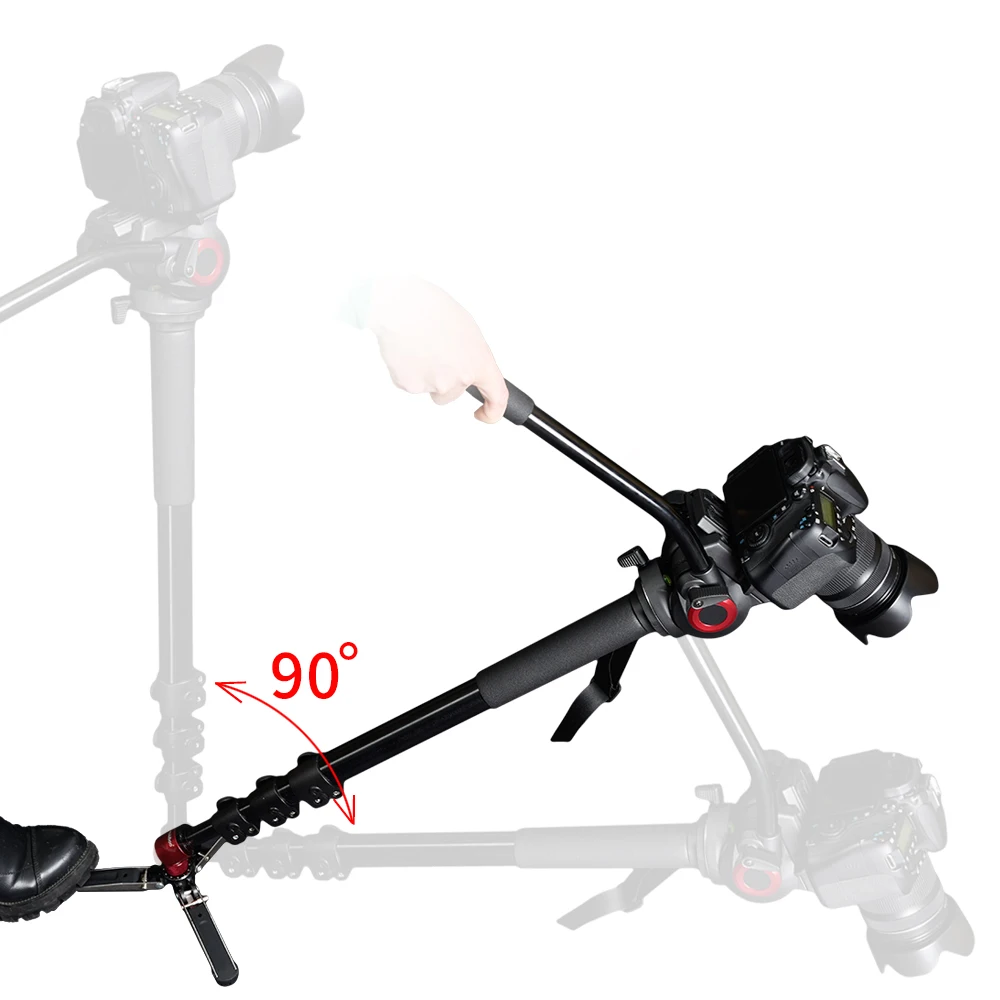 MILIBOO алюминиевый монопод 10 кг для видеокамеры переносной дорожный dslr Nikon Canon Sony|dslr