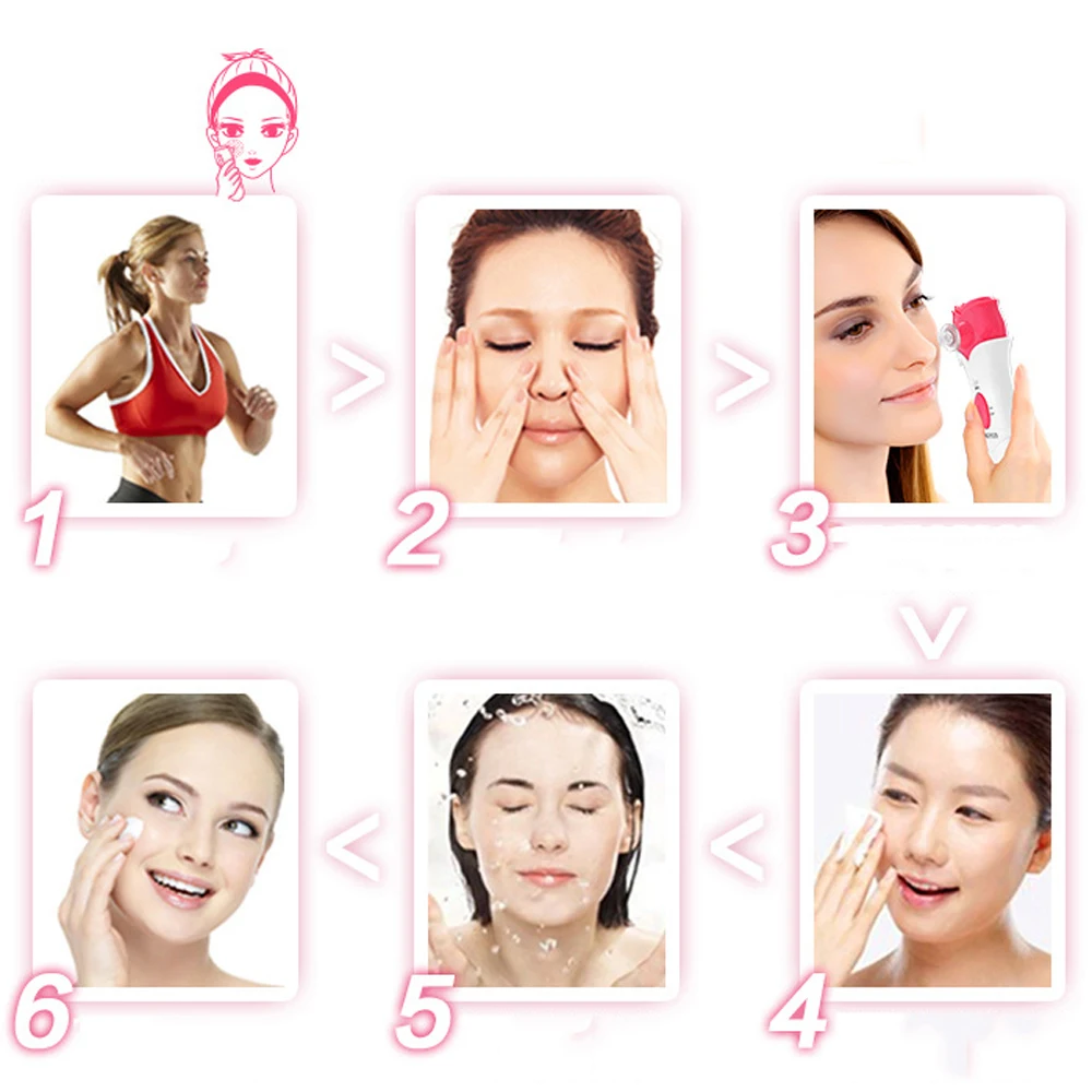 Салон Красоты Электрический Лица Очищающее пор Черноголовых Zit Угорь Грязи