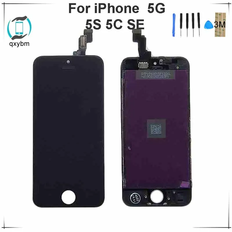 4 0 &quotдля LongTeng для iPhone 5G 5S 5C SE ЖК дисплей сенсорный экран дигитайзер с бесплатной 3M