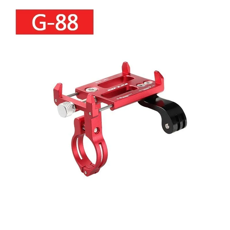 G-88 Red GUB G-81 G-85 G-88 G-99 PRO1 PRO2 Алюминий велосипедный держатель для телефона для 3,5-6,2 дюймовый смартфон Поддержка gps держатель для телефона на велосипед крепление - Цвет: G-88 Red