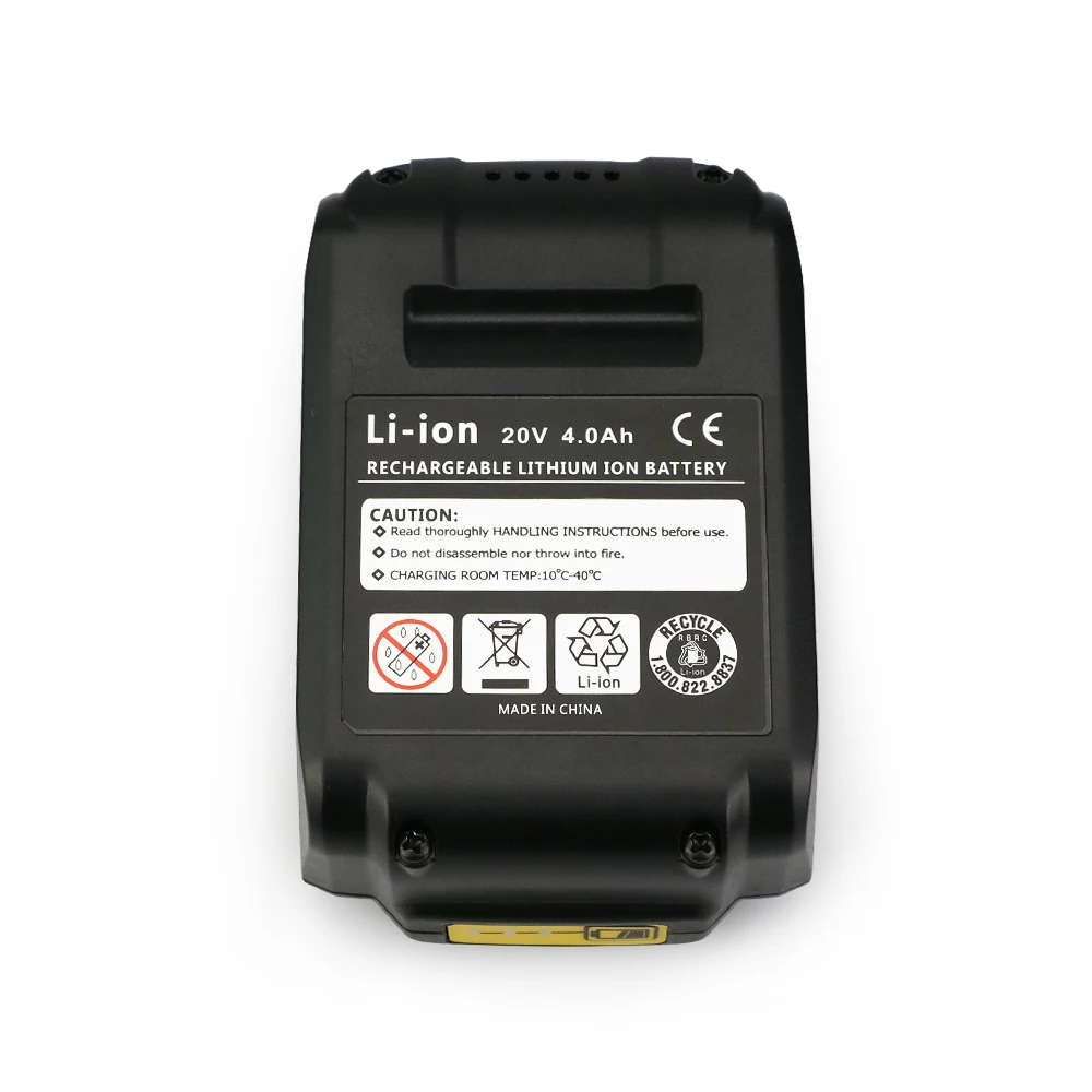 4000 мАч 20 в литий ионный аккумулятор для Dewalt электроинструменты дрель DCB200 DCB204 2 DCB180