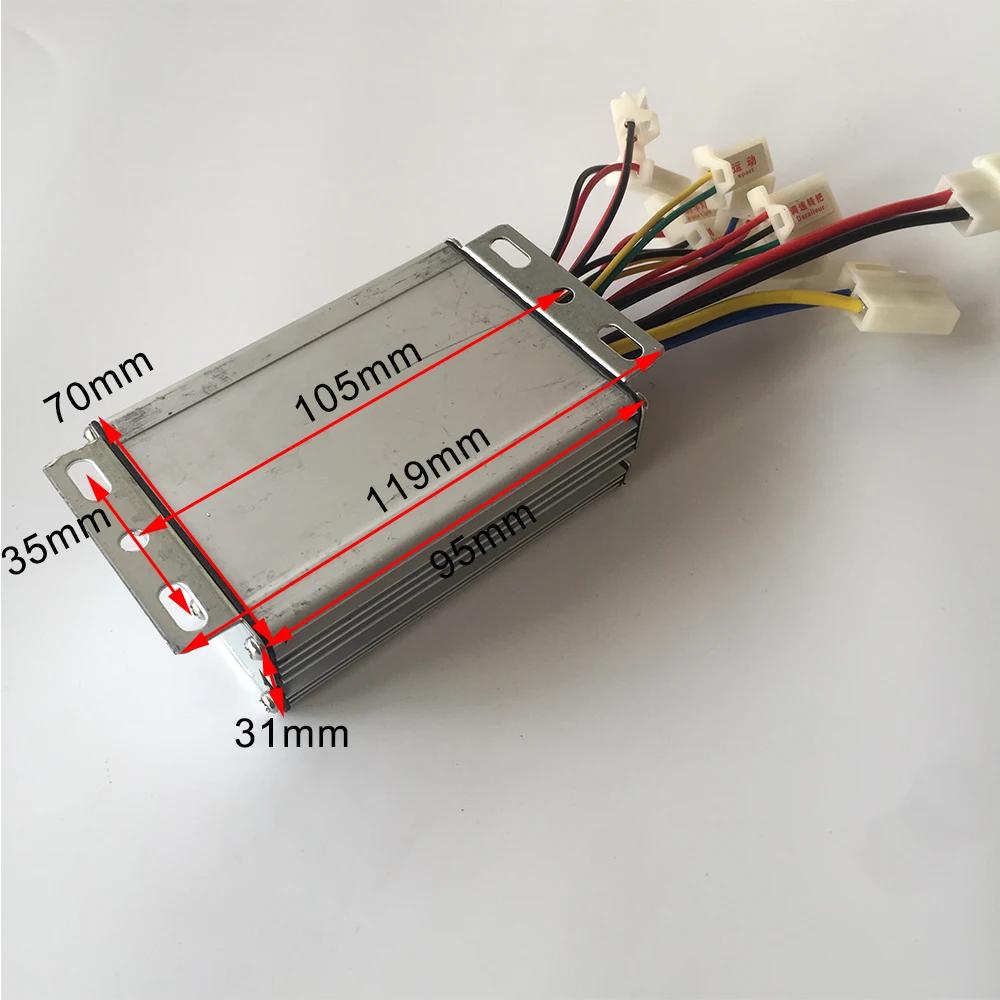 48V 1000W 30A Brush DC Motor Controller YIYUN YK33F for EVO Electric Tricycle E-bike Scooter Bike Bicycle | Спорт и развлечения