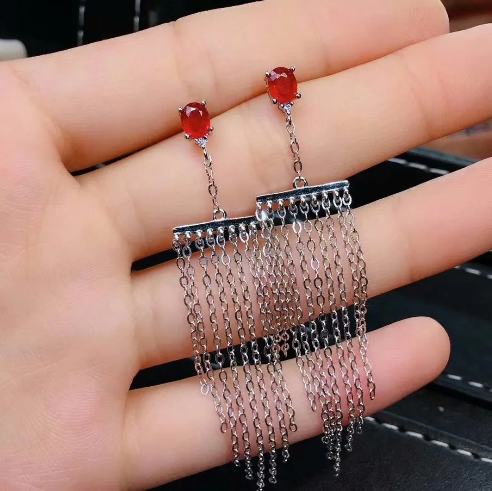 Женские серьги shilovem из натурального драгоценного камня новинка яркий голубь