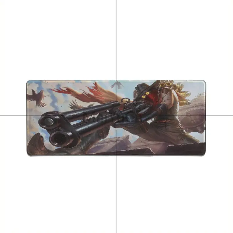 MaiYaCa дизайн Лига Легенд jhin заказной Ноутбук игровой коврик для мыши скорость/Управление версия большой геймер Коврик для мыши для dota