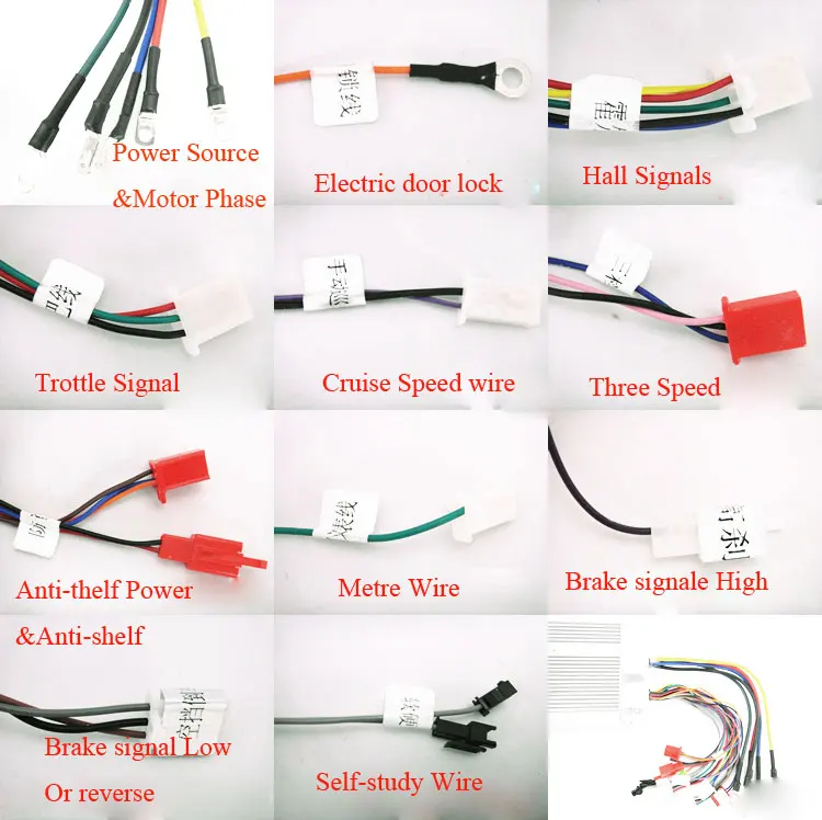 48В/60В 1800W 18 mosfet BLDC универсальный мотор-контроллер постоянного тока без щетки для мотоцикла, электрический-велосипед, электрический скутер
