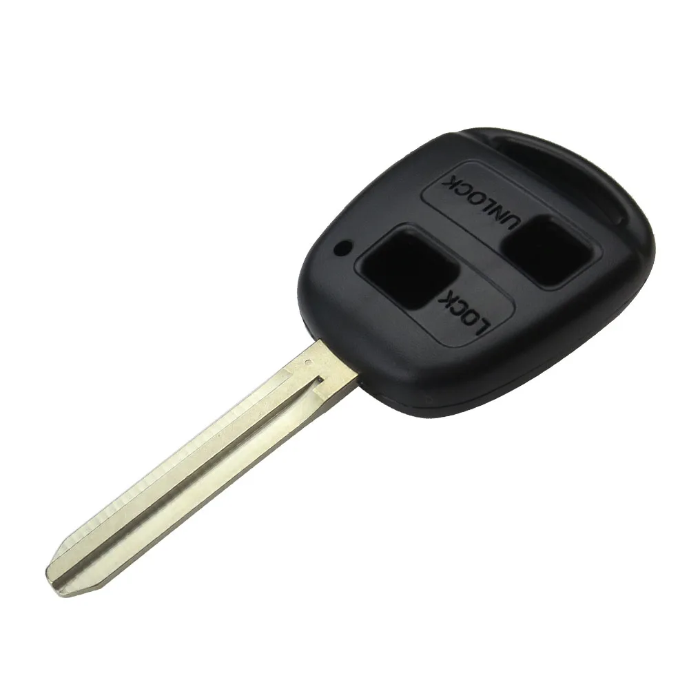 Чехол для ключей OkeyTech Uncut резиновый коврик замены Toyota Avensis Yaris Auris 2 кнопки|case for|case