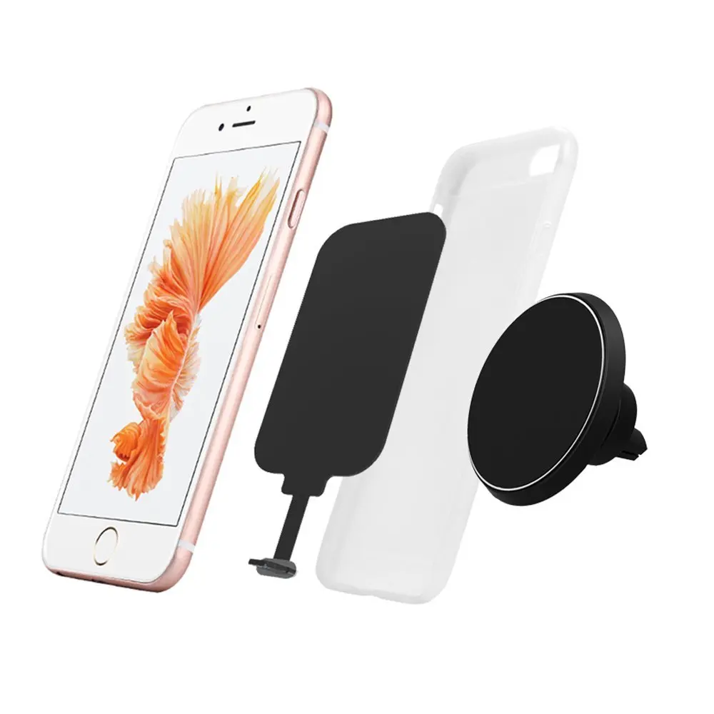 Магнитная ци автомобиль Беспроводной Зарядное устройство для samsung S8 S7 S6 LG iPhone 8X7 6