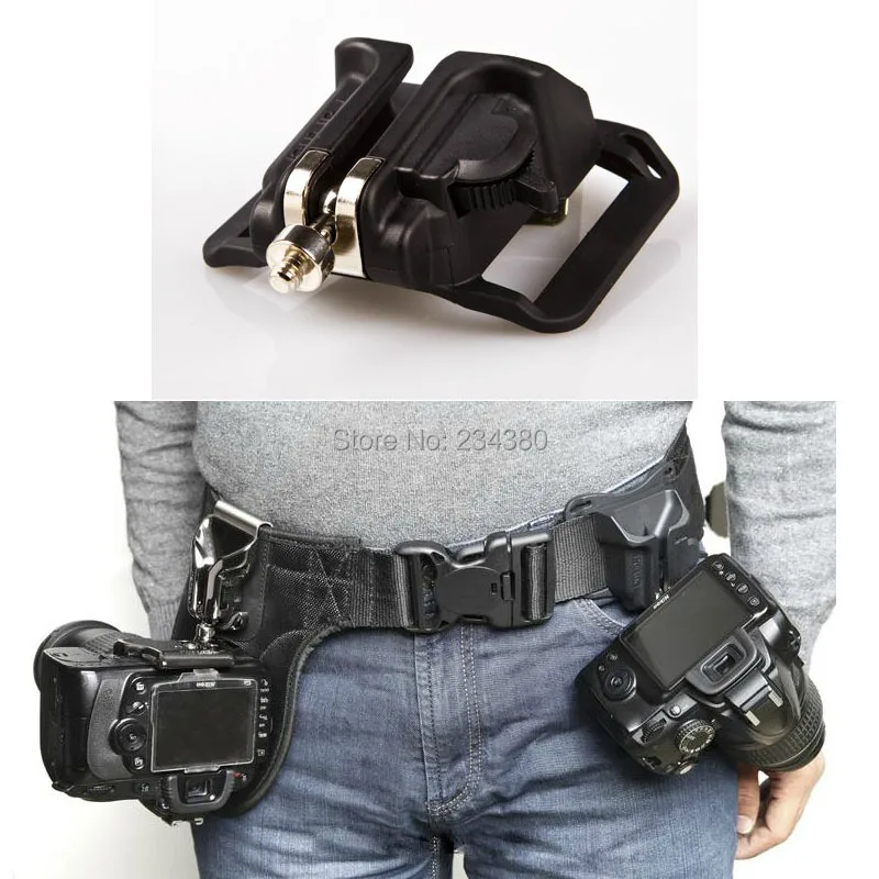 Камеры быстрый ремешок с 1/4 &quot винт крепление талия паук кобура стреляйте