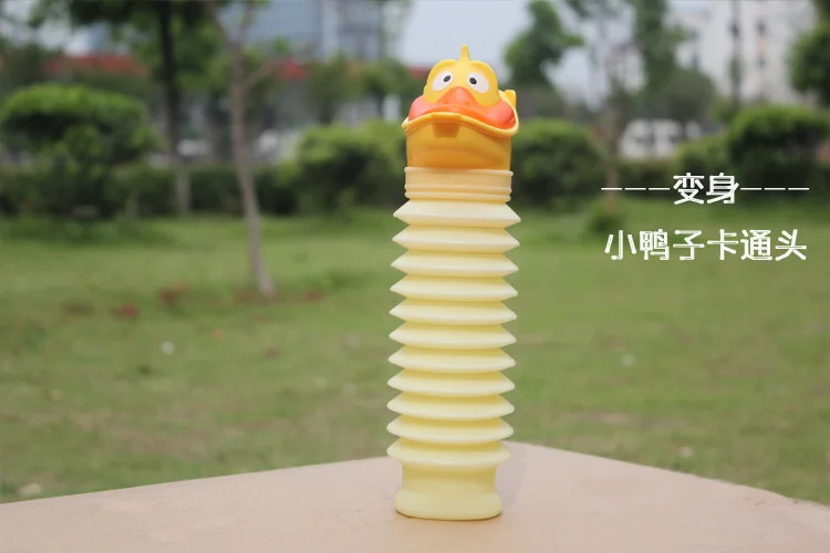 free shipping child urinal bucket tube trainborn portable (urinals +3 cartoon cover) |