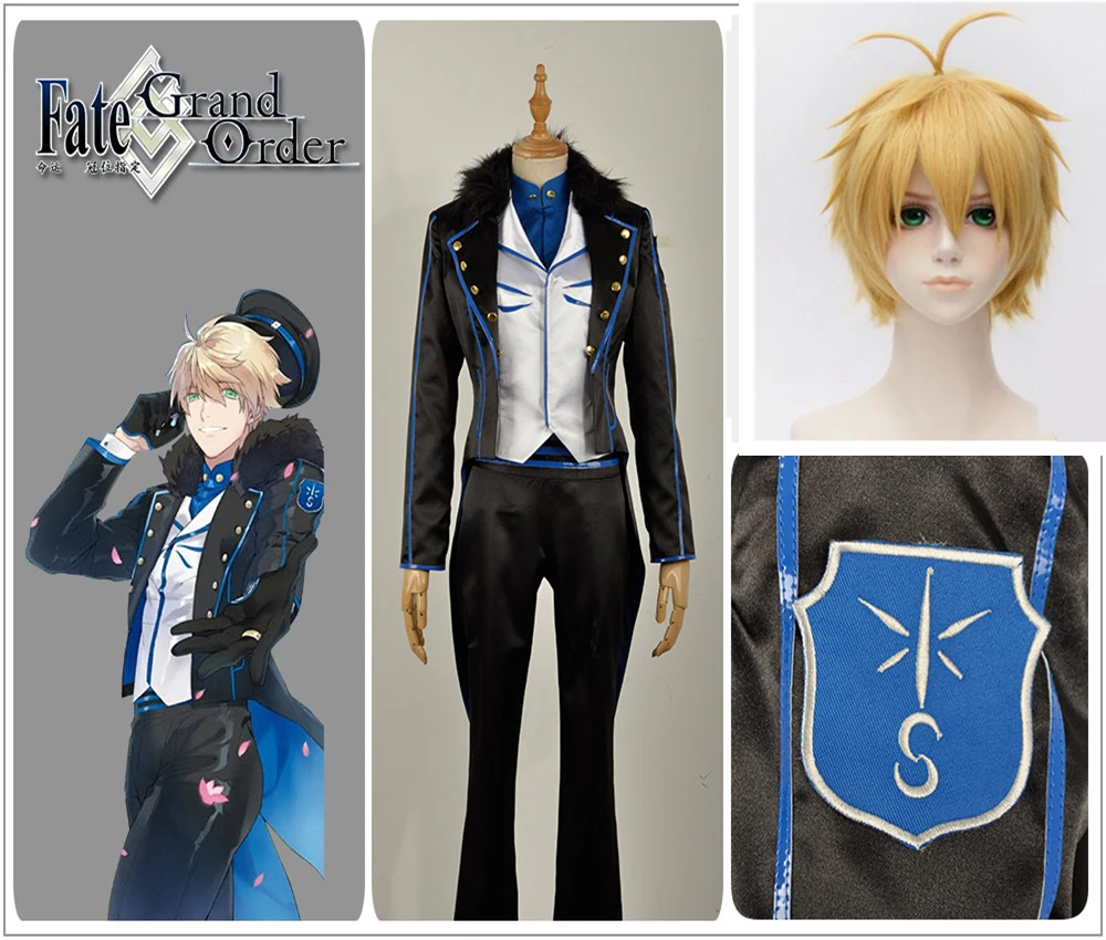 FGO Fate/Grand Order Saber King Arthur костюм для косплея мужской вечерний на заказ куртка с