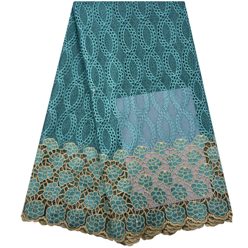 Новейшие Африканские кружева ткань с вышивкой Африканский шнур гипюр
