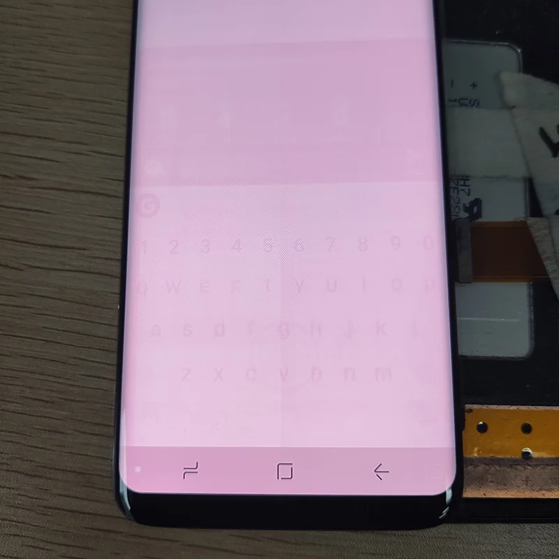 Проверенный большой ЖК дисплей Burn Shadow для Samsung S8 G950 G950U G950F Plus G955 G955F сенсорный