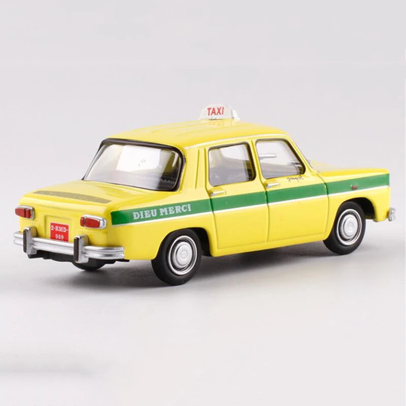 Классическая модель такси Renault 8 Bamako 12 6 автомобиля из металлического сплава 1970 см