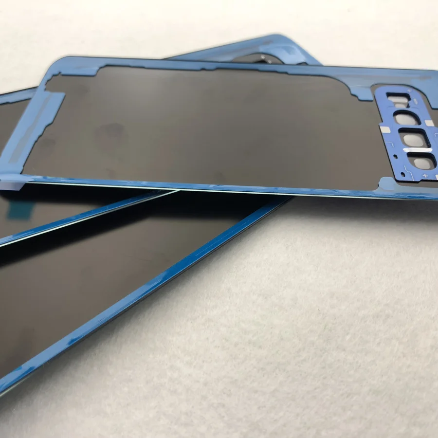 Стеклянная задняя крышка для батареи S10 для samsung Galaxy S10 Plus G973 G973F G975 S10e G970 Крышка корпуса задней двери наклейка