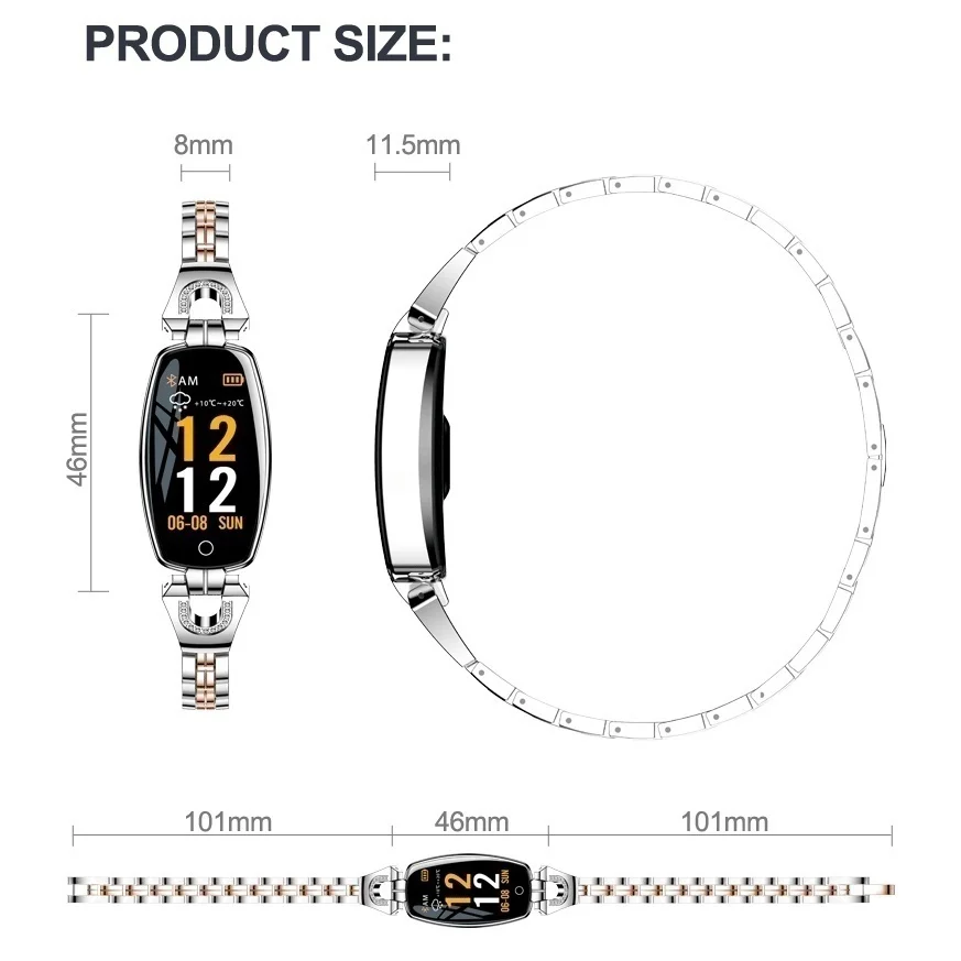 Женские умные часы с измерением пульса и давления | Электроника