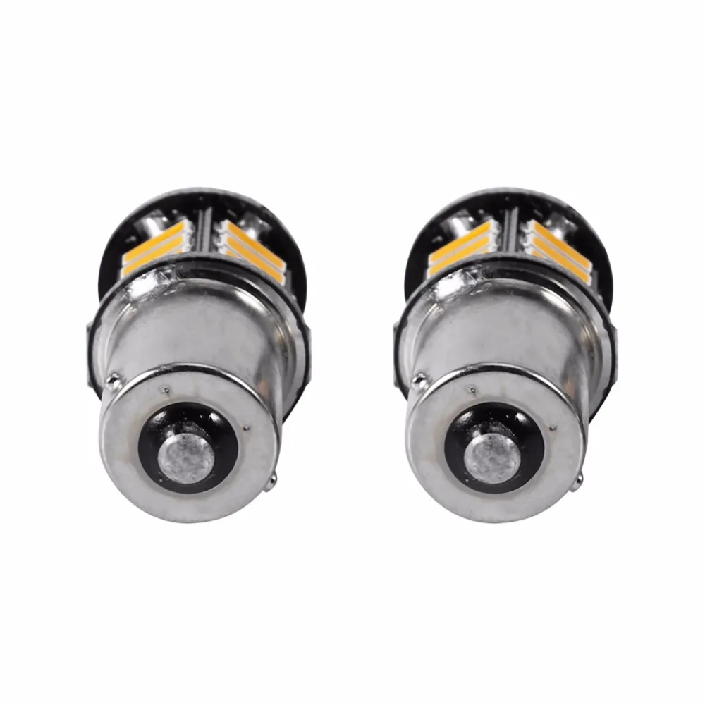 2 шт. автомобильные светодиодсветодиодный лампы S25 1156 BA15S 7014 21SMD | Автомобили и