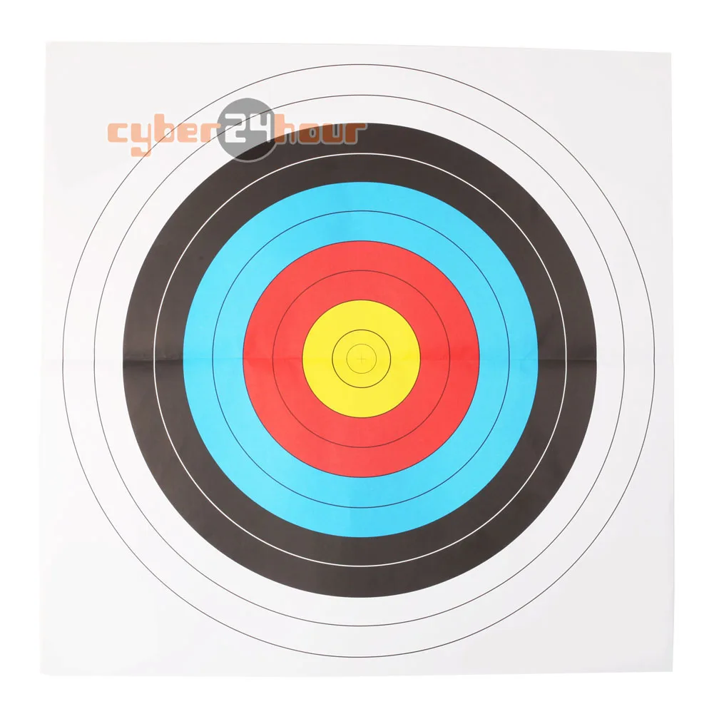 10 шт. на открытом воздухе кольцо стрельба из лука арбалета Бумага целевой Уход за