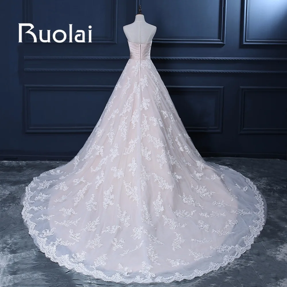 2017 Gorgeous Marriage Bridal Gown Backless Appliques Beading Sleeveless Chapel Train Tulle Wedding Dresses | Свадьбы и торжества