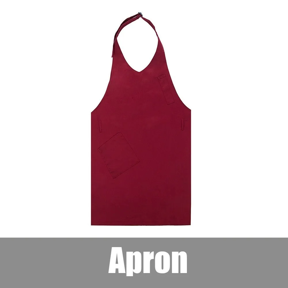 Apron 5 Платье-пачка с бантом фартук Для женщин Для мужчин Кухня магазин хлебобулочные шеф-повар, официант очистки выпечки парикмахеров Повседневная обувь столовой обеденный зал - Цвет: Apron 5