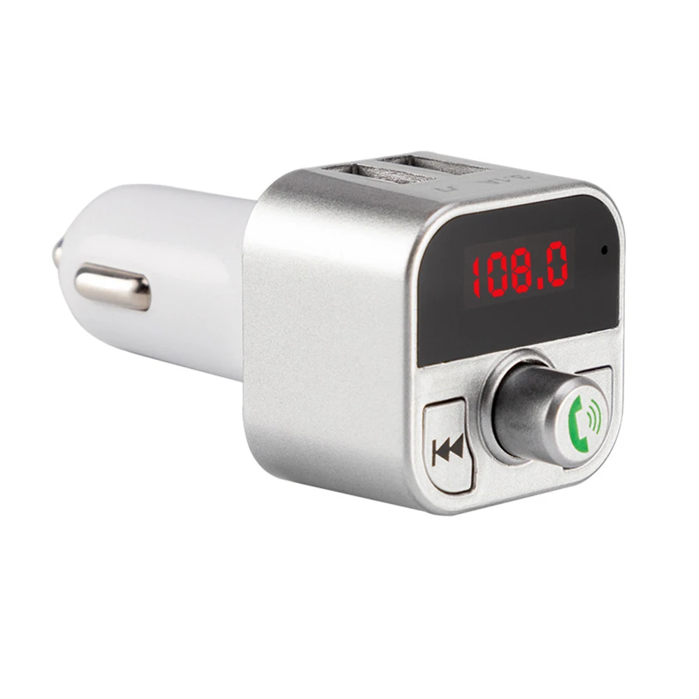 Автомобильный комплект громкой связи с двумя USB Bluetooth 4 1 зарядное устройство FM