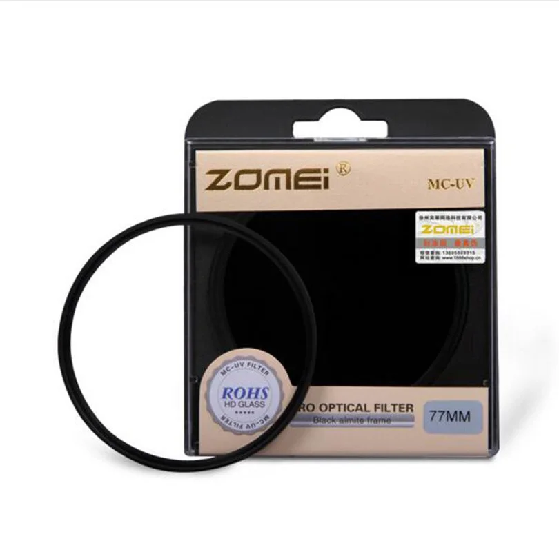 Фильтр ZOMEI MC-UV 40 5/49/52/55/58/62/67/72/77/82 мм MCUV многослойный mc UV-фильтр для объектива Canon Nikon